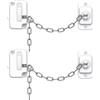 Dioxide 2 Pièces Blocca Cassetti per Bambini, Chiudi Cassetti Bambini Nessuna Perforazione Richiesta，Blocca Finestre per Bambini pour Congélateur, Armoires, Fenêtres, Tiroirs