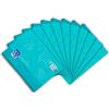 Oxford Touch - Blocco note A4, a righe, 80 fogli, colore: Turchese