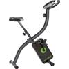 Tunturi Cardio Fit B20 X-Bike Cyclette magnetica da Casa / home trainer / Pieghevole - con Computer di Allenamento e Sensori delle Pulsazioni - Nero