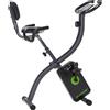 Tunturi Cardio Fit B25 X-Bike Cyclette magnetica da Casa / home trainer / Pieghevole con Computer di Allenamento e Sensori delle Pulsazioni e Schienale - Nero