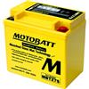 MOTOBATT Batteria MotoBatt MBTZ7S 12V 6,5Ah AGM precaricata sigillata - compatta, senza manutenzione, 114x70x107 mm per scooter e moto leggere