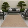 Carpetia Tappeto in juta per interni ed esterni in beige Dimensioni - 240 x 340 cm