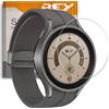 REY Pellicola salvaschermo per Samsung Galaxy WATCH5 PRO, Vetro temperato, di qualità Premium