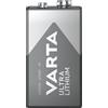 Varta 6Lr61 Batteria 9 V Transistor al Litio, Argento, 1 pezzo
