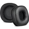 SOULWIT Cuscinetti Auricolari Ricambio per Marshall MID ANC con Cancellazione Attiva del Rumore Bluetooth Wireless On-Ear Cuffie, Padiglioni in Morbida Pelle Proteica e Schiuma Isolante Rumore - Nero