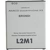 L2M1 Batteria per Brondi Amico Smartphone XS Senior Smartphone Li-ion 3.7V 2200mAh 8.14Wh