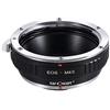 K&F CONCEPT Anello Adattatore per Obiettivo EOS-M4 / 3 per Obiettivo EOS EF a Penna Compatibile con Compatibile con Olympus M4 / 3 MFT E-P1 P3 PL1s PL2 PM2 e Compatibile con Panasonic Lumix DM