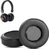 HAIZEEN Positive Vibration 2 Cuscinetti per auricolari di ricambio compatibili con House of Marley Positive Vibration 2 (Pelle sintetica perforata/Schiuma Memory Foam)