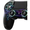 ECHTPower Controller per PS4/PC, Porta Type-C, Pulsanti Posteriori, Hall Joystick, Controller Bluetooth per PS4/ PC, 1000mAh Batteria, Turbo, Vibrazione, Design Ergonomico Antiscivolo