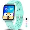 HENGTO Orologio Fitness Tracker per Bambini, Orologio Intelligente Bambini Impermeabile IP68 con Contapassi, Monitor del Sonno, Regalo per Ragazzi Ragazze Adolescenti 6-16 (Green)