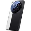 QJONSIU Custodia Compatibile con Xiaomi 15 Ultra, [Antigraffio] Custodia Protettiva Ultrasottile, Cover in Pelle PU per Xiaomi 15 Ultra-Nero Bianco