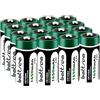Battsea CR123A - Batteria al litio da 3 V, 1650 mAh, confezione da 16 batterie CR123 High Power 123 A per foto CR17345 PTC Protected for Cameras Flashlights 10 anni