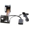 Riloer Adattatore audio Bluetooth AUX con microfono,vivavoce bluetooth per auto,compatibile con BMW Z4 (E85/E86), X3 (E83), compatibile con Mini Cooper (R50/JCW), compatibile con Mini Cooper S R53