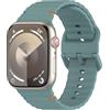 SITAFU Silicone Cinturino Compatibile per Apple Watch Braccialetto 38mm 40mm 41mm, Sportivo Cinturini di Ricambio Compatibile per Apple Watch SE, iWatch Series 10(42mm) 9 8 7 6 5 4 3 2 1