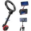 Itramax Supporto Magnetico da Treppiede,Supporto per Telefono con Attacco Freddo e Foro Filettato 1/4 Regolabile a 360° per iPhone 17 Pro Max 16 15 Plus 14 13,Galaxy S25 S24 S23,Canon Nikon Sony DSLR