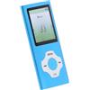 Bewinner Lettore MP3, Lettore MP3 MP4 di musica digitale portatile con altoparlante incorporato, schermo da 1,8 pollici, registrazione vocale, supporta l'espansione fino