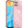 HONLEN Custodia per HONOR X8 (4G) (6.7 Inches), Cover Morbida in Silicone TPU, Design del Telaio Galvanico - Viola