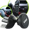 scozzi Supporto Auto CD Slot 360° Universale per Smartphone Cellulare Telefono Portacellulare Porta Lettore Fessura Autoveicolo Camion Autocarro Magnete Magnetico (ama7)