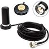 TengKo NMO Antenna a doppia banda ad alte prestazioni per auto mobile UHF VHF 400-470 136-174MHZ e base magnetica per dispositivi mobili PL259 connettore per Yaesu Kenwood Vertex Icom Mobile Radios