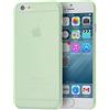 doupi UltraSlim Custodia per iPhone 6 Plus / 6S Plus (5,5 Pollici), Satinato fine Piuma Facile Mat Semi Trasparente Cover, Verde