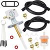 SOAJEE Interruttore serbatoio valvola gas carburante compatibile con Yamaha TTR90 TTR90E TTR125 TTR225 TTR225 TTR230 TTR250 PW80 BW80 XT200 XT225 XT350 XT550 XT600 XJ750 XV16000 XV16 00AS XV750