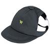 Wouapy - Cappellino per cane T1 per circonferenza testa verticale da 24 a 30 cm, colore: Grigio