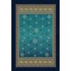Bassetti PALLAVICINO Plaid in 100% cotone, colore blu, B1, dimensioni: 240 x 250 cm - 9330138