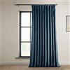 HPD Half Price Drapes HPD VPYC-161270-108-DW Heritage - Tenda in velluto, 1 pannello, 100 x 84 cm, colore: Blu Avalon