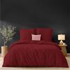 Twinzen - Copripiumino Matrimoniale 260x240 cm con 2 Federe 65x65 cm | Sacco Piumino Matrimoniale · Microfibra Ultra Morbida · Borgogna · 3 Pezzi · OEKO-TEX · Chiusura con Cerniera · Resistente