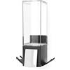 Compactor Dispenser per Sapone Singolo, Plastica ABS, Nero, 12,1 x 12,1 x 20,6 cm, Codice Prodotto Ran 9654