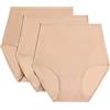 Chantelle SOFTSTRETCH, Culotte (Pack x 3), Intimo Invisibile Donna, Avorio (Nude Wu), Taglia unica
