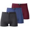 ENNOWAY Boxer da uomo, confezione multipla, leggeri, comodi, traspiranti, con elastico in vita, per viaggi e vacanze, confezione da 3, Assortiti (confezione da 3), 4XL