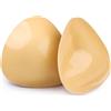 Niidor Reggiseni per Reggiseno, Reggiseno Adesivo Push up, Inserti Adesivi su Entrambi i Lati, Cuscinetti in Silicone per Costume da Bagno, Bikini, Pelle, S
