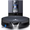 ECOVACS X12 OMNICYCLONE Robot Aspirapolvere Lavapavimenti, BLAST e 22.000 Pa, FocusJet anti-macchie, PowerBoost ultrarapido, OZMO ROLLER 3.0, rullo smart esteso, sollevamento, PureCyclone 2.0
