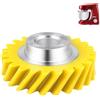 NUDVMUCH Ingranaggio a vite senza fine di ricambio compatibile con Kitchen Aid Bowl-Lift/Tilt-Head Accessories, W10112253 Ingranaggio a vite senza fine di ricambio giallo, con 5KSM150 5KSM45 5KSM90 5KSM125