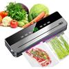 BORDEAG Macchina Sottovuoto Alimenti: Macchina per Sottovuoto per Alimenti con 6 Funzioni Display Digitale a LED Visibile, Macchina Sottovuoto per Alimenti Freschi Secchi e Umidi con 10 Sacchetti Sottovuoto