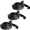 JonesHouseDeco Bordura per Giardino Bordo per Aiuole Bordo Piscina fuori terra 30m Altezza 4cm, Bordo Flessibile per Aiuole e Pioli in Plastica Rinforzata, Divisore Paesaggistico Professionale