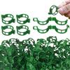Norhogo 250 Pezzi Verde Giardino Piante Clip di Supporto, Plastica Garden Plant Flower Clip, Piante Clip di Fissaggio, Clip di Sostegno Piante per Sostegno Pomodori, Peperoni, Vite Piante e Fiori
