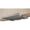 NEFF D46BR12X7, N 30, cappa per schermo piatto, 60 cm, made in Germany, luce a LED, accensione e spegnimento integrati, molto silenziosa, potente, argento metallizzato