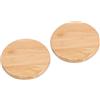 WOONEKY Sedile Sedia 2 Pcs Sedili Di Ricambio Industriali Sgabello Con Serratura Della Porta Del Capannone Sedia Rotonda Sedile In Legno Pezzo Di Sedile Fornitura