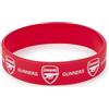 The Gift Scholars Braccialetto ufficiale Arsenal FC in silicone rosso con stemma del club e testo Gunners - Football Merchandise