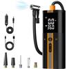 TowerTop Mini pompa per bicicletta, 100 PSI, pompa ad aria elettrica per bici da strada, pompa portatile per pneumatici per bicicletta, valvola Schrader e Presta con batteria ricaricabile
