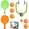 LINLINOI Door Game sopra la porta - Allenatore regolabile da ping pong, installazione senza attrezzi, ideale per famiglia, esercizi e divertimento al chiuso