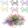 XRVRILE 50 Graffette Colorate con Motivo Cane Graffette Carine e Divertenti per Gli Amanti Dei Cani Segnalibri Paper Clips Motif Funny Paper Clips per Lettere Ufficio Cancelleria Scolastica Documenti
