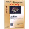 pripa Carta fotografica - opaca - 240g-50Blatt-A3
