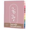 Rileys & Co Rileys Agenda Accademica 2026-2027, Agenda Settimanale con Accademica Giornaliera, Planner per scuola e lavoro, Diario Scolastico da Luglio a Giugno (20 x 15 cm, Rosa, in italiano)