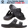 Crocs Sandali Crocs Saturday neri neri 213586-001 taglia unisex