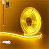 Clearhill Striscia LED COB 12V 3M/9,84FT, Arancione,1440LED,DC5521,8mm,IP20,decorazione interna DIY casa (senza alimentatore)