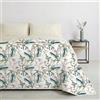 Mahome Trapuntino Matrimoniale Primaverile Estivo in 100% Puro Cotone 260x260 cm Leggero Double Face - Copriletto Trapuntato morbido Traspirante Anallergico - Made in Italy - Gemma Avio
