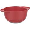 Mepal - Scolapasta Chef it - Drenaggio rapido - Base antiscivolo per maggiore stabilità - Lavabile in lavastoviglie - 3000 ml - Coral